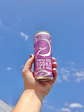 Purple Haze Vodka Lime and Soda - 12pk