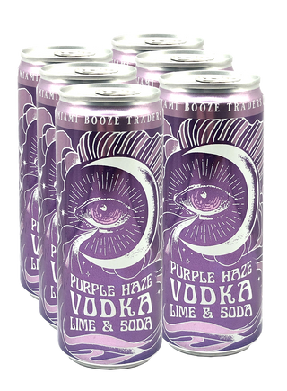 Purple Haze Vodka Lime and Soda - 12pk