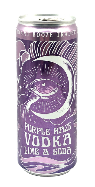 Purple Haze Vodka Lime and Soda - 12pk