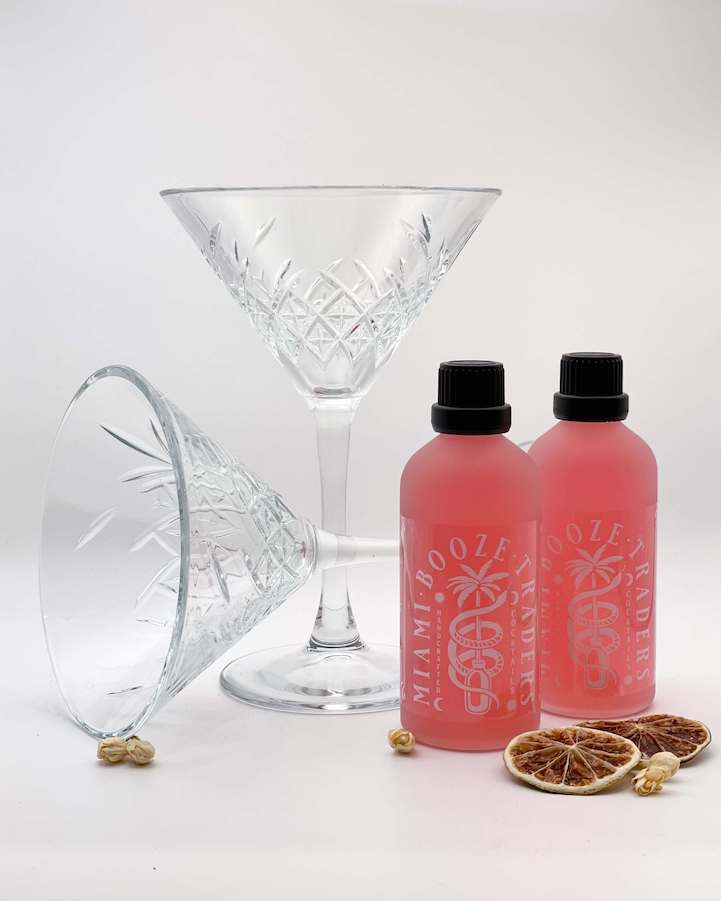 Strawberry Fields x Martini Glass Gift Pack